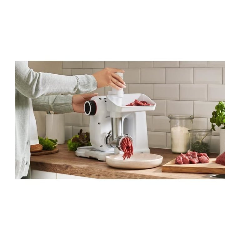 Accessoire hachoir a viande BOSCH MUZS2FWW Acier satin - vue 6