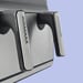 TM Electron TMPFR 200 friteuse Double 8 L Autonome 1700 W Friteuse d'air chaud Noir, Acier inoxydable