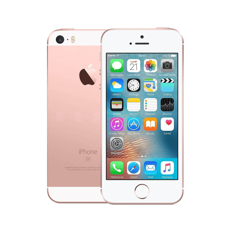iPhone SE reconditionné 64 Go, Or rose, SANS TOUCH ID, débloqué - Apple