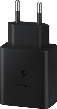 Caricabatterie domestico Samsung Power Delivery da 45 W + cavo USB C/USB C Nero