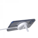 Jaym - Caricabatterie magnetico senza fili con funzione di supporto - Intelligente QI 15W a induzione rapida Bianco