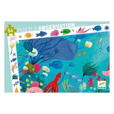 Puzzle de agua de 54 piezas - Juego de observación de colores para niños