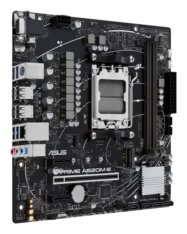 ASUS PRIME A620M E CSM AMD A620 Emplacement AM5 micro ATX Neuf - vue 3