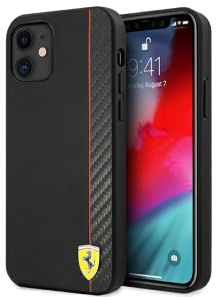 Étui Ferrari pour iPhone 12 mini 5.4 noir