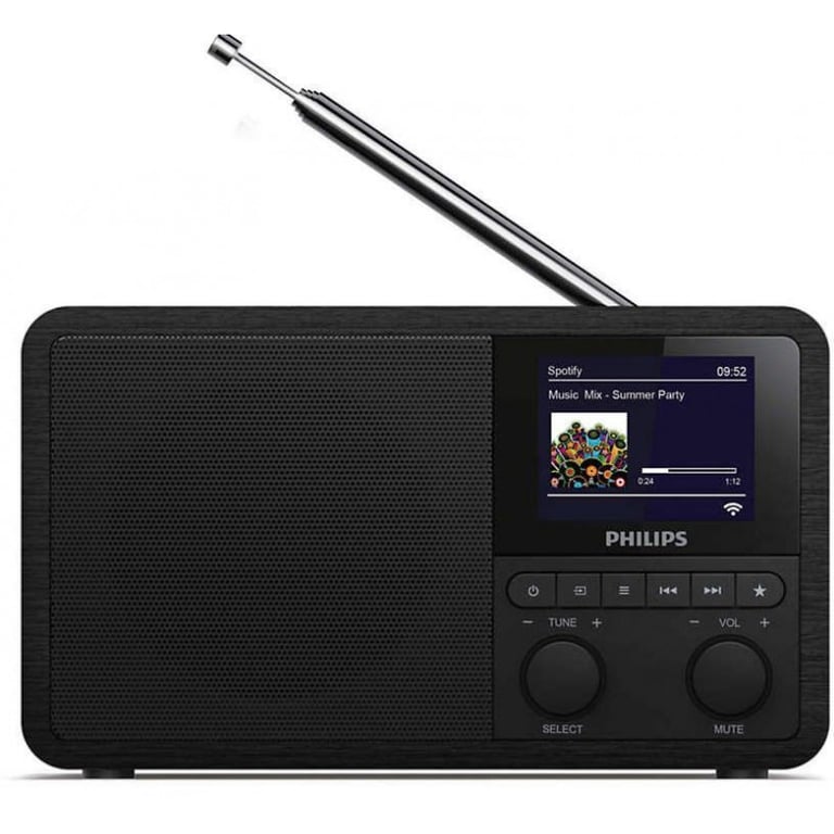 Philips TAPR802/12 Radio Digital Portátil por Internet Negro