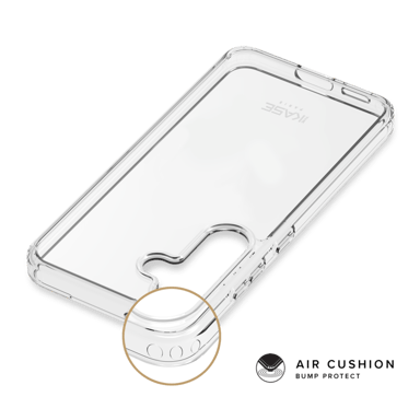 Coque hybride invisible fabriqué avec 83% de plastique recyclé pour Samsung Galaxy S26+ 5G, Transparente