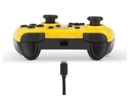 PowerA Pikachu Silhouette Giallo Controller USB analogico/digitale per Nintendo Switch