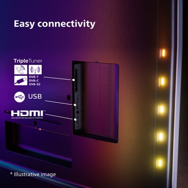 TV 65'' Ambilight 3 - P5 PRO Dolby Vision-Atmos - HDR10+ GOOG PHILIPS - 65PUS8909