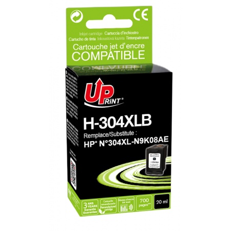 Cartouche encre UPrint compatible HP 304 XL noir - Neuf