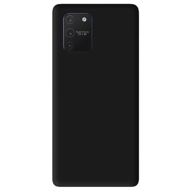 Coque silicone unie Mat Noir compatible Samsung Galaxy S10 Lite