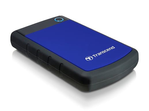 Transcend 2TB StoreJet 25H3 disque dur externe 2 To 2.5'' Micro-USB B 3.2 Gen 1 (3.1 Gen 1) Noir, Bleu