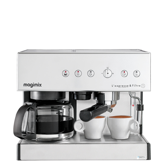 Magimix Expresso combiné Chromé Mat - 11423 Gris - vue 8