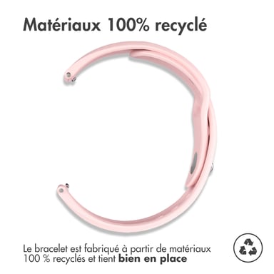 imoshion Bracelet sport en silicone - Connexion universelle 22 mm - Rose