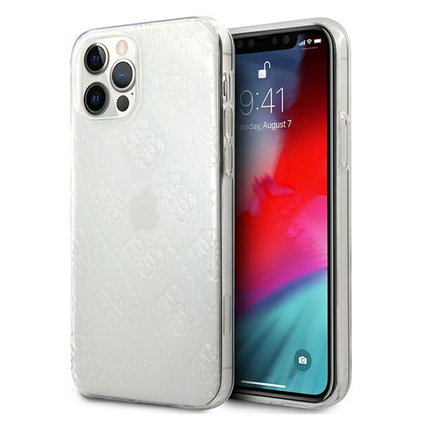 Guess Coque transparente motif 3D pour iPhone 12 Pro Max