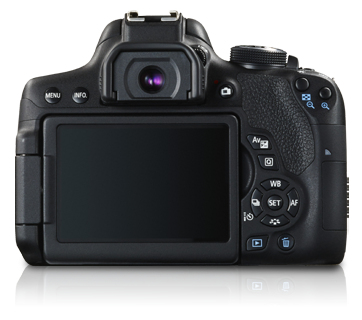 Canon EOS 750D Noir - vue 3