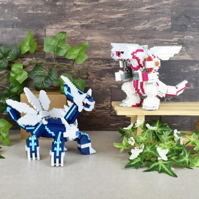 Figurine en briques - NANOBLOCK - Pokémon - Palkia - 1050 pcs - Neuf