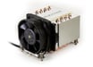 Inter-Tech A-24 Processeur Cooler 6 cm Aluminio, Negro