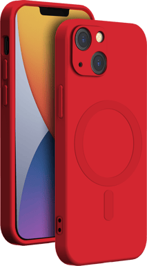 Cover in silicone compatibile con MagSafe per iPhone 14