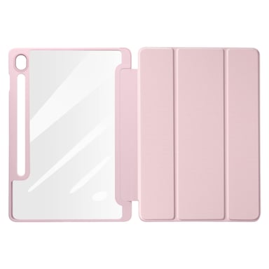 Étui pour Samsung Galaxy Tab S9 FE Support Clavier Vidéo Toby Dux Ducis Rose