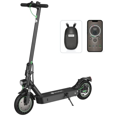 isinwheel S9 Max Monopattino elettrico 500W 36V 10.4AH 10 pollici Monopattino pieghevole per adulti Doppia sospensione, controllo tramite app