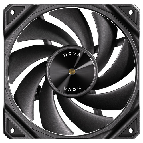 Antec Nova Carcasa del ordenador Ventilador 12 cm Negro 3 pieza(s)
