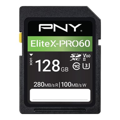 PNY EliteX-PRO60 128 GB SDXC UHS-II Clase 10