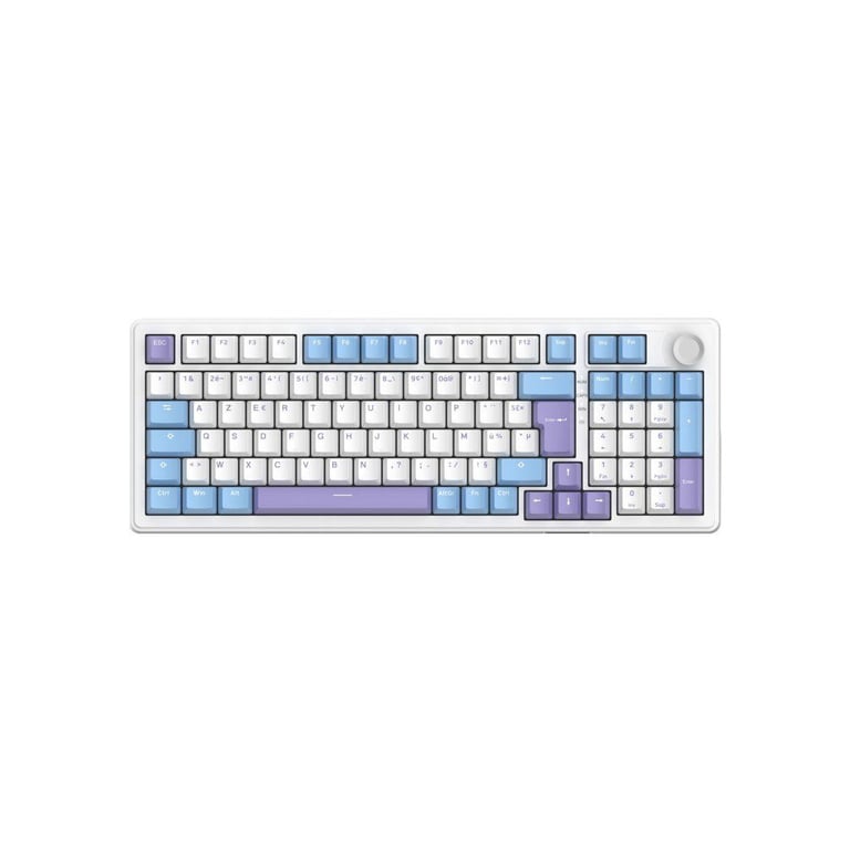 Clavier Gaming The G-Lab Keyz Elite 400 – Triple Mode, RGB, AZERTY - vue 4