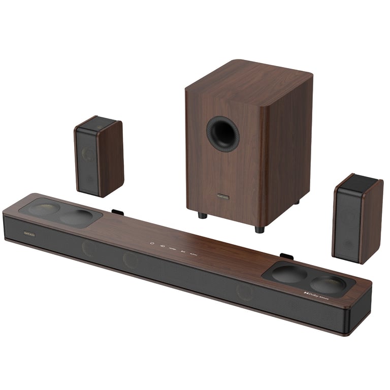 Barre de Son Dolby Atmos Hiwill audio A534 5.3.4 Bluetooth - vue 4