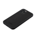 Coque en Suéde Alcantara pour Apple iPhone 12/12 Pro, Noir Minuit