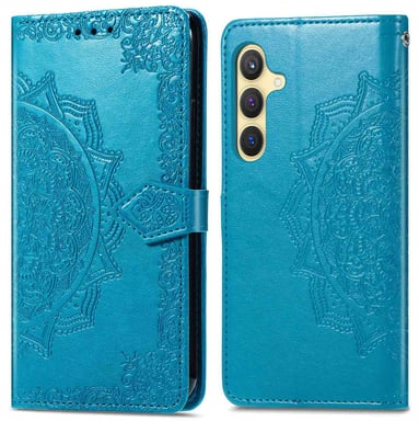 imoshion Etui de télephone Mandala pour Samsung Galaxy S24 Plus - Turquoise