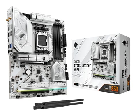 Asrock B850 Steel Legend WiFi AMD B850 Emplacement AM5 ATX