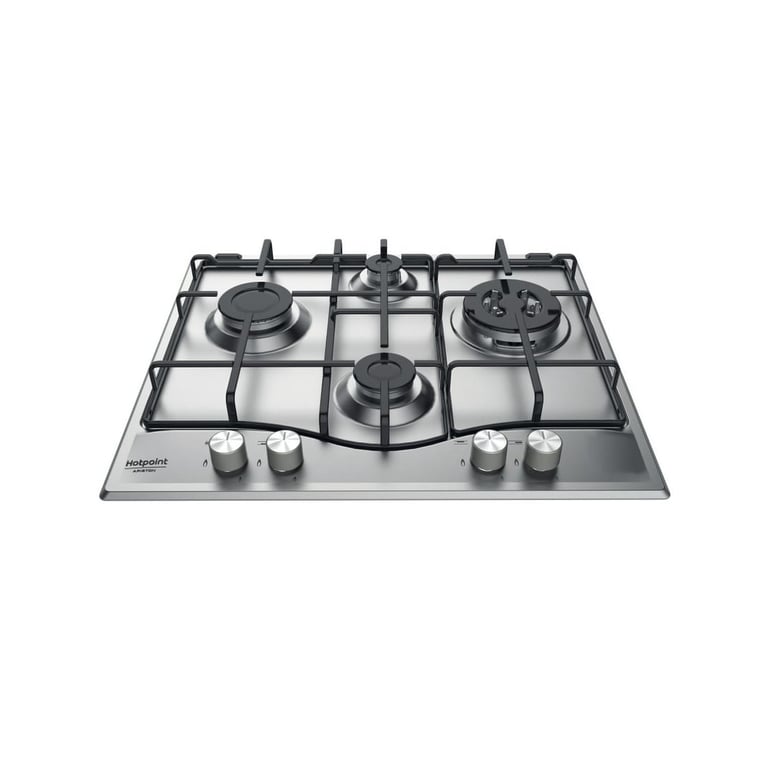 Table de cuisson gaz Hotpoint Ariston Inoxydable 60 cm 51 cm 39 cm