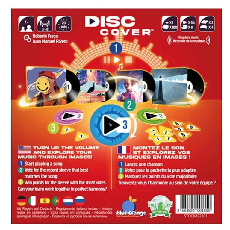 Disc Cover : Jeu de Dédaction Musical et Illustratif Neuf - vue 2
