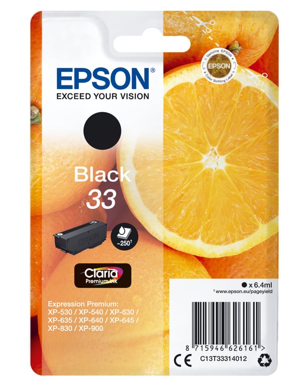 Epson Oranges Cartouche Encre Claria Premium N Neuf