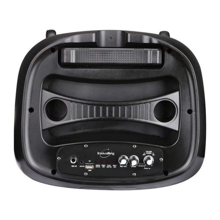 Enceinte trolley INOVALLEY KA122 Bluetooth Lumineuse - vue 4