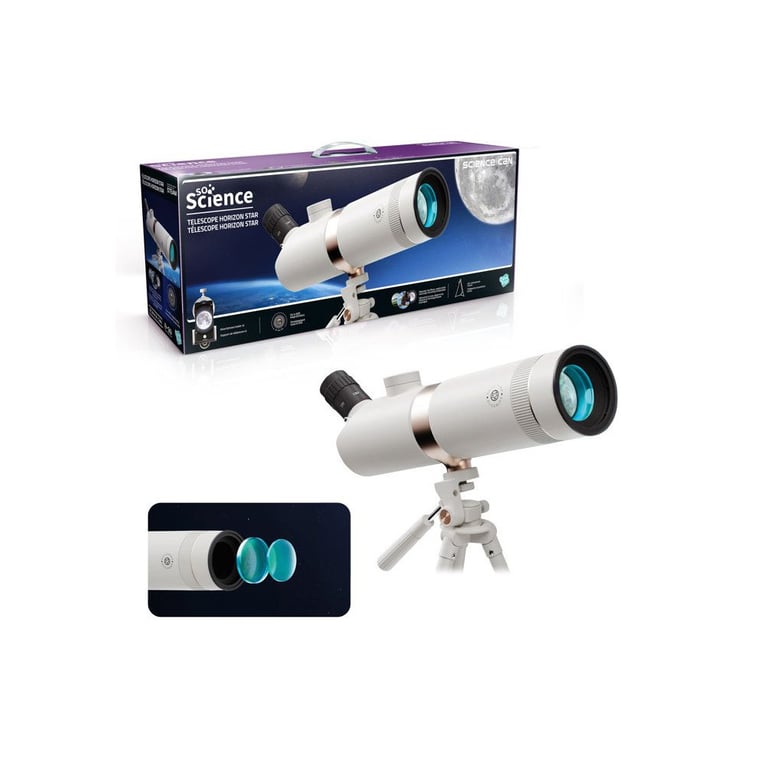 Télescope CANAL TOYS So Science Horizon Star COS 008 – Support Smartphone et Oculaire 20-60mm