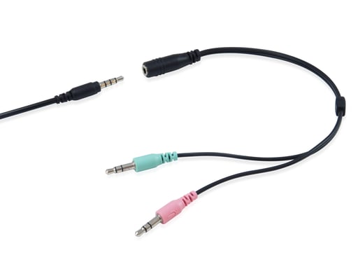 Equip Chat Headset Auriculares Alámbrico Diadema Llamadas/Música Negro