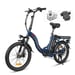 Vélo électrique pliable SAMEBIKE CY20, vélo électrique de banlieue 20'' pour adultes, moteur 350 W, batterie 36 V 12 Ah