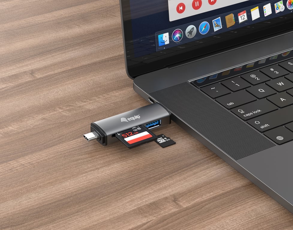 Equip 245460 lecteur de carte mémoire USB 3.2 Gen 1 3.1 Gen 1 Type AType C Neuf - vue 2