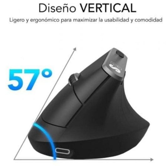 SUBBLIM SUBMO EDNVW02 Universel Droitier Bluetooth + USB Type C Optique 4000 DPI Neuf - vue 2