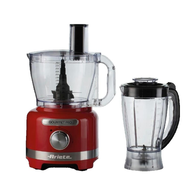 Ariete Gourmet Pro Moderna 1782 Robot da cucina rosso con tritatutto e frullatore - vue 2