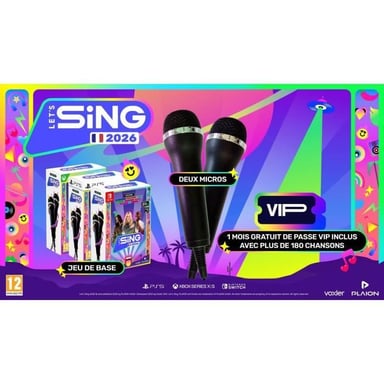 Let's sing 2026 + 2 Micros - Juego Xbox Series X