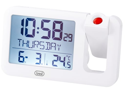 Trevi PJ 3030 Réveil numérique Blanc
