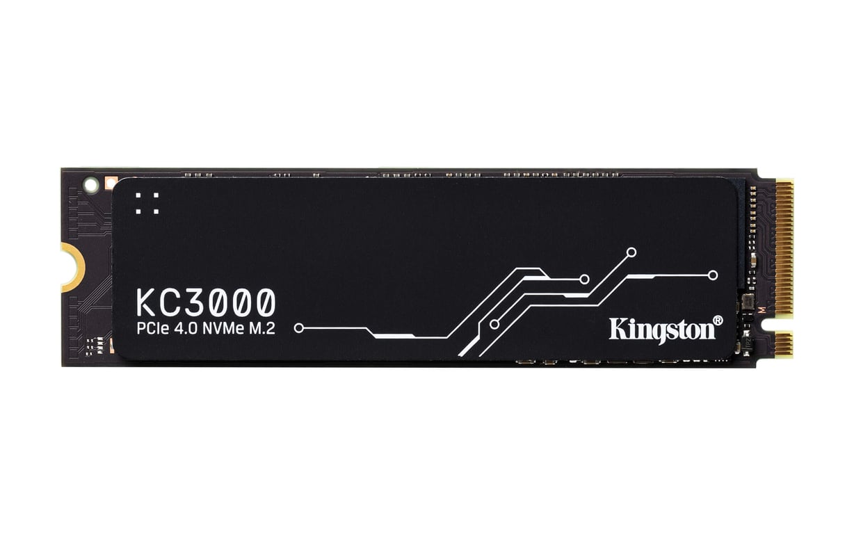 Kingston KC3000 PCIe 4.0 NVMe M.2 SSD - Stockage haute performant pour PC  de bureau et PC portables -SKC3000D/2048G Disque SSD : :  Informatique