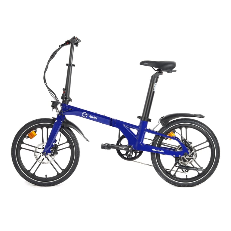 Youin Marbella Vélo électrique Pliant Urbain 20 Pouces Moteur Batterie intégrée 36V autonomie 40 km Freins hydrauliques 7 Vitesses léger Compact. - vue 1