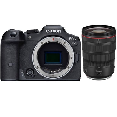 Appareil photo hybride Canon EOS R7 + RF 24-70mm F2.8 L IS USM + Ebook ''20 astuces pour des images qui claquent''