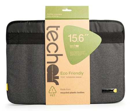 Techair Eco essential 39,6 cm (15,6'') Funda Gris oscuro