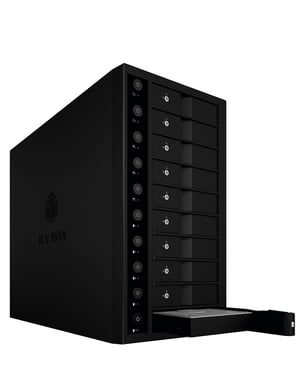 ICY BOX IB-3810-C31 Boîtier HDD Noir 3.5''