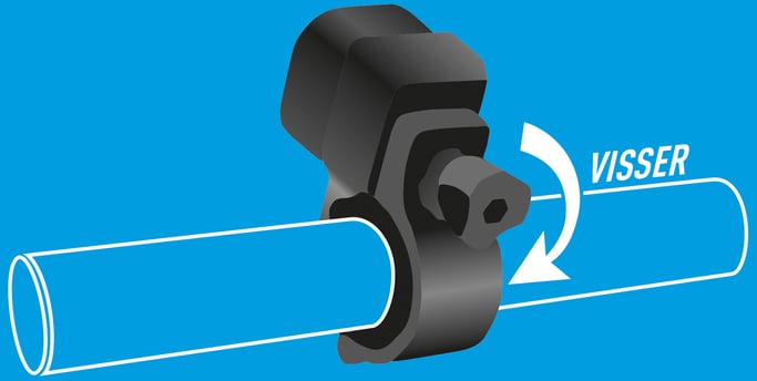 Soporte para smartphone de bicicleta, sistema de montaje universal seguro, ajustable a todos los manillares (18-33 mm) - Negro