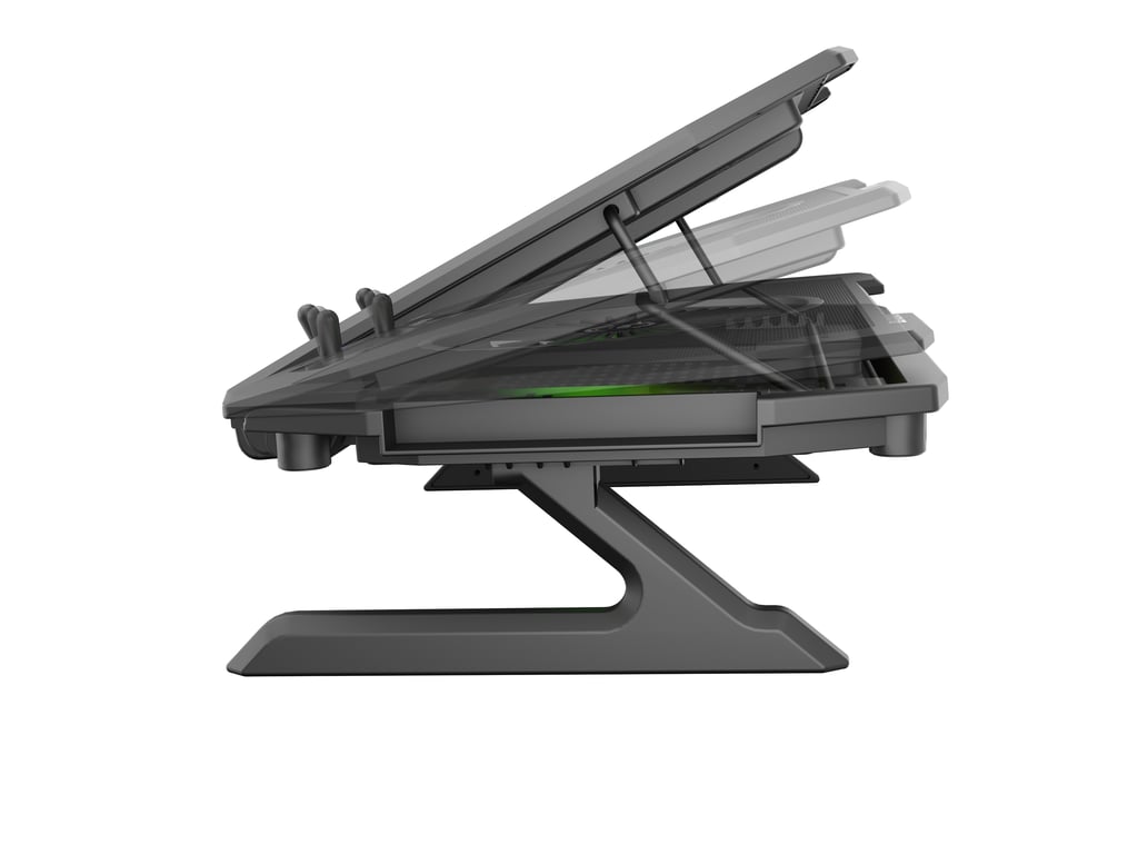 Support de Refroidissement Gaming Oxid 850 Genesis pour Ordinateurs Portables jusqu'à 17 3 avec Éclairage RGB et 5 Ventilateurs Neuf - vue 3